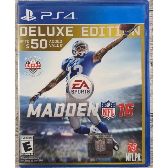 Sony PlayStation 4, 2015 Madden 16 Deluxe Edition Brand New Factory Sealed - Picture 1 of 3